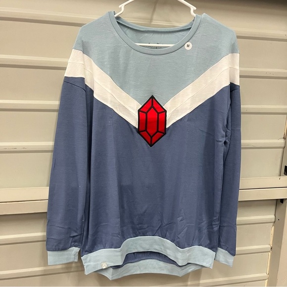 NEW Cartoon Network Adventure Time Ice King Cosplay Costume Comic Con Sweater - Picture 2 of 9